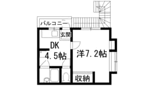 谷輪ハイツ2の物件間取画像